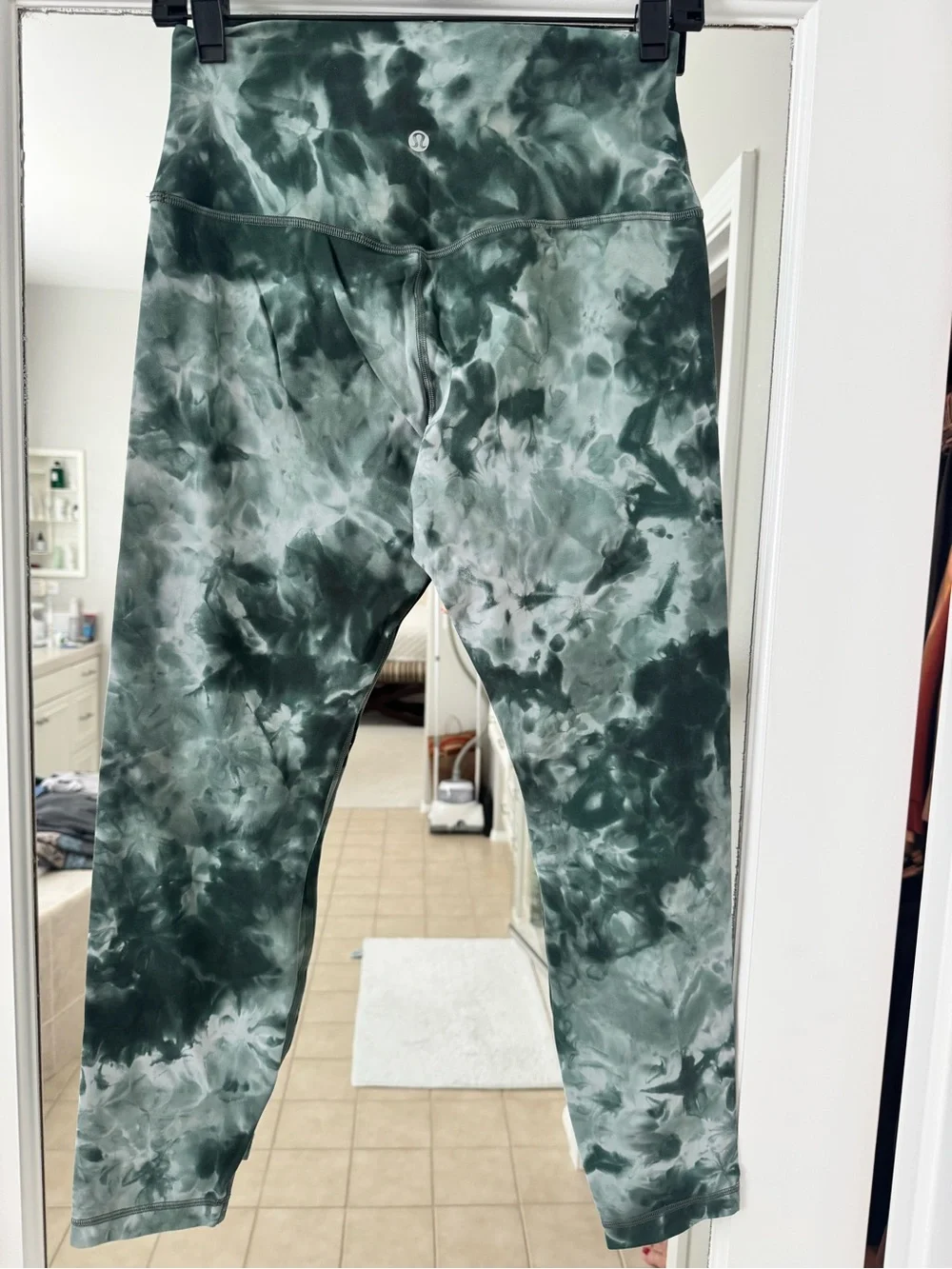 lululemon athletica Green Tie-Dye High-Waist Leggings